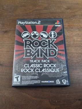 Sony PS2 Rock Band Track Pack: Classic Rock Game Cib